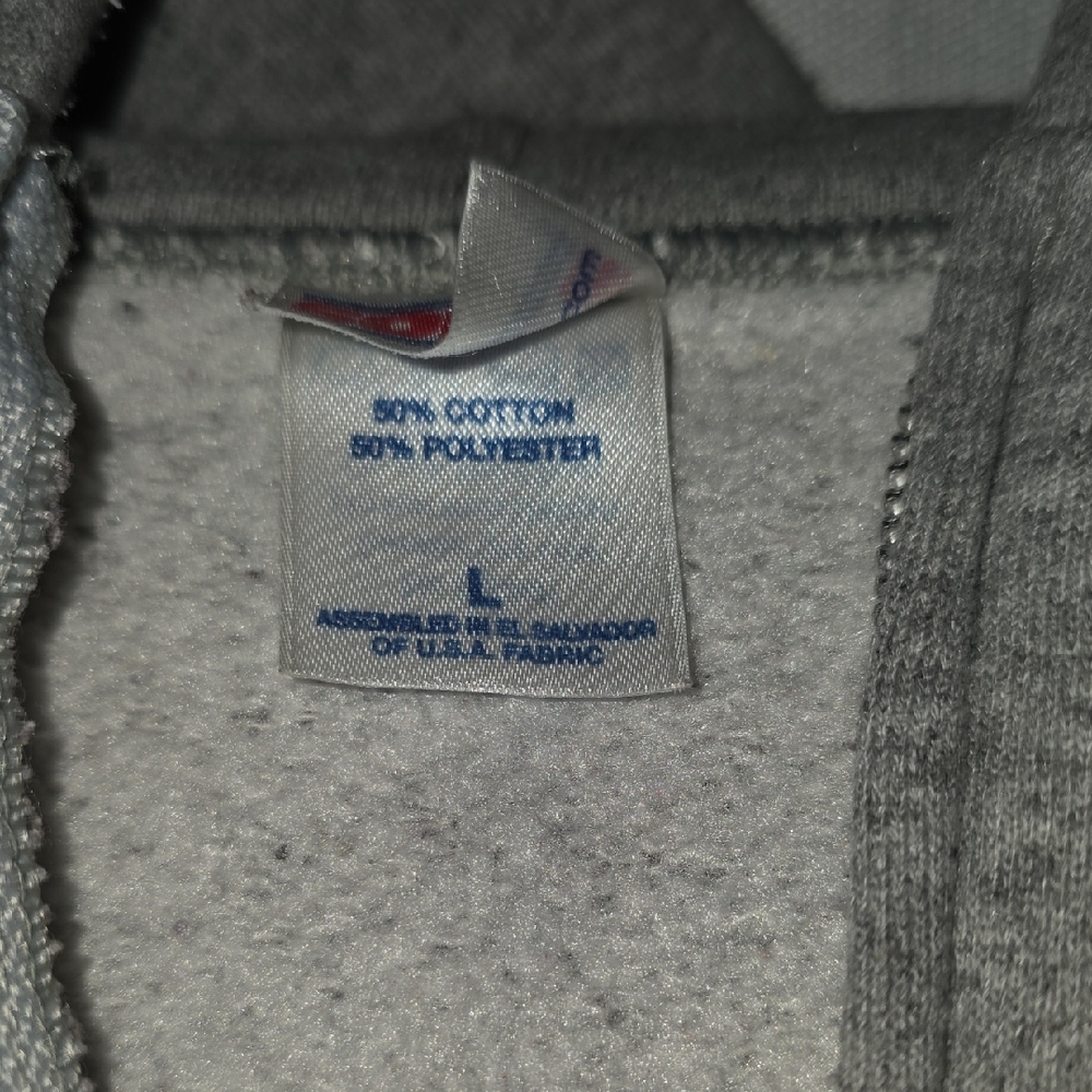 Soffe Gray USMC Zip Up Hoodie - Picture 3 of 7